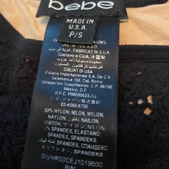 Bebe Black Dress - Picture 2 of 3